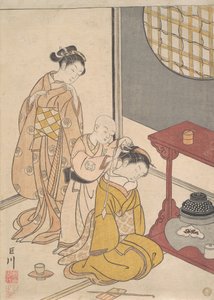 Night Rain at the Double-Shelf Stand, c.1766