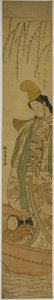 Shirabyoshi Dancer Standing in Asazuma Boat