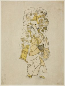The Fan Peddler by Suzuki Harunobu