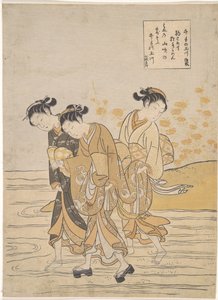 The Tama River at Ide, Yamashiro Province by Suzuki Harunobu