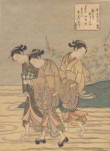 The Tama River at Ide, Yamashiro Province by Suzuki Harunobu