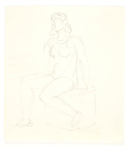 Swimmer Ragnhild Hveger by Svend Rathsack