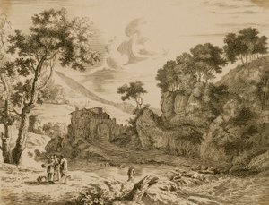 Landscape by Swanevelt, Herman van