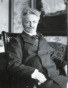 August Strindberg in His House at Stockholm