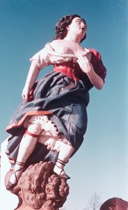 Figurehead from unknown sailing ship, mid-18th century by Swedish School