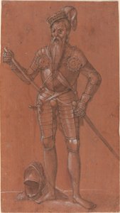 A Man in Armor by Swiss 16th Century