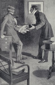 John Stuart Mill Brings to His Friend, Thomas Carlyle, the Terrible News That a Careless Girl Has Burned His Manuscript by Sydney C Lucas