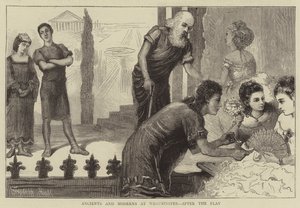 Ancients and Moderns at Westminster, After the Play by Sydney Prior Hall