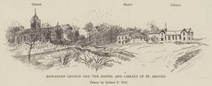 Hawarden Church and the Hostel and Library of St Deiniol by Sydney Prior Hall