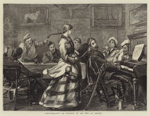 Neutrality, a Sketch in an Inn at Dover by Sydney Prior Hall