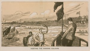 Reminiscences of an Oxford and Cambridge Boat Race: Hoisting the winning colours by Sydney Prior Hall