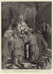 The Bishop of Patras Blessing the English Volunteers on Their Way to Athens by Sydney Prior Hall