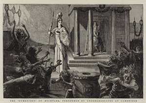 The Eumenides of Aeschylus, performed by Undergraduates at Cambridge by Sydney Prior Hall