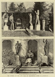 The Funeral of the Late Earl of Beaconsfield, Notes at Hughenden by Sydney Prior Hall