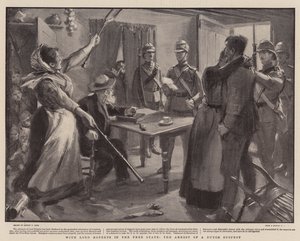 With Lord Roberts in the Free State, the Arrest of a Dutch Suspect by Sydney Prior Hall