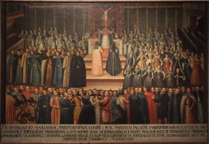 The Betrothal in Absentia of Marina Mniszech and False Demetrius in Krakow on 12 November 1605