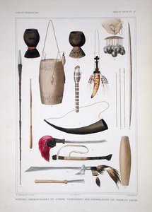 Weapons and ritual objects from Timor, from 
