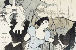 The Reodutes of the Casino of Paris (1892) by TOULOUSE LAUTREC