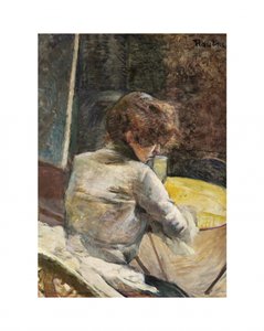 Waiting (ca.1887) by TOULOUSE LAUTREC