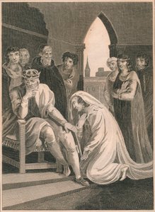 Queen of Richard II, Interceding for the Life of Simon Burley by T. Cook
