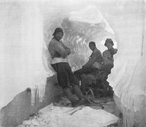 The First Western Party in a Natural Ice-Tunnel