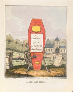 A Grave Idea: An Apartment for a Single Gentleman, pub. 1828
