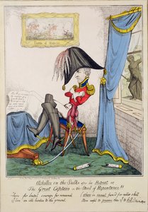 Achilles in the Sulks After His Retreat or, The Great Captain on the Stool of Repentance, pub. by G. Humphrey, May 7th 1827 by T. Jones