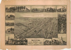 View of Lititz and Warwick, Lancaster County, Pa. : 1887