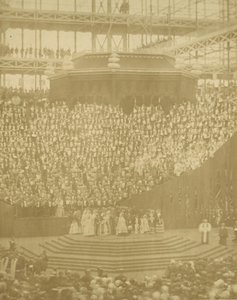 Queen Victoria Presiding at the Reopening of the Reconstructed Crystal Palace at Sydenham