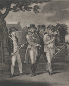 The Taking of Major André by the Incorruptible Paulding, Williams and Vanvert by T. W. Freeman