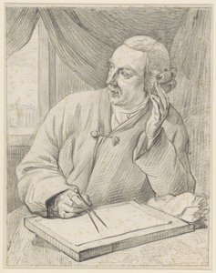 Portrait of (Hans) Jacob Otten Husly by Taco Scheltema (I)