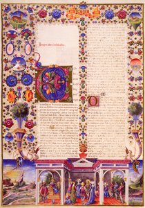 The Book of Ecclesiastes, from Volume I of Bible of Borso d