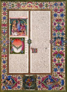 The Book of Wisdom, from Volume I of Bible of Borso d