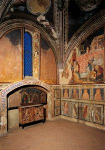 View of the Chapel Decorated with Frescos