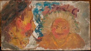 Two Heads by Tadeusz Makowski