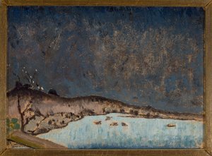 Landscape with Clouds by Tadeusz Makowski