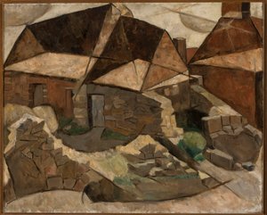 Landscape with Houses by Tadeusz Makowski