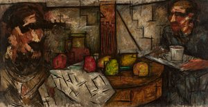 Afternoon Tea by Tadeusz Makowski