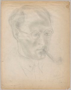 Portrait of Marceli Gromeire by Tadeusz Makowski