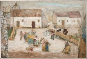 Work on the Farm by Tadeusz Makowski