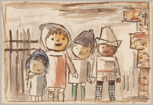 Laughing Children by Tadeusz Makowski