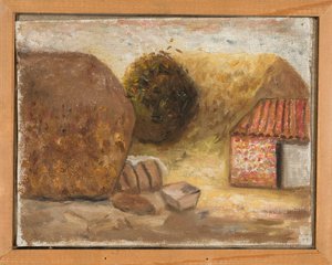 Haystacks by Tadeusz Makowski