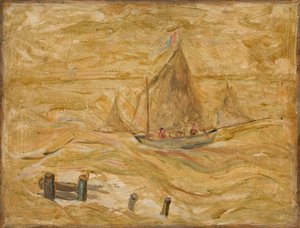 Sailboat on the Sea by Tadeusz Makowski