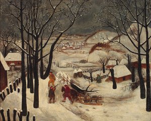 Winter by Tadeusz Makowski