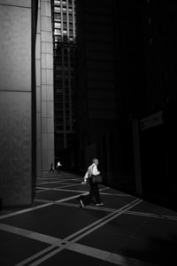 Urban Stride and Shadows by Takumi Hiura