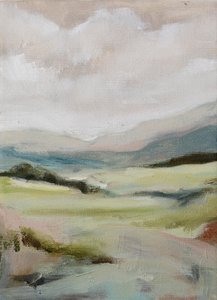 Serene Mountain Valley by Tamar Green