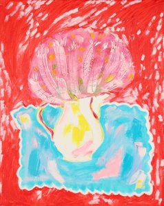 Vibrant Floral Pitcher by Tamara Jare