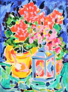 Vibrant Floral Still Life by Tamara Jare