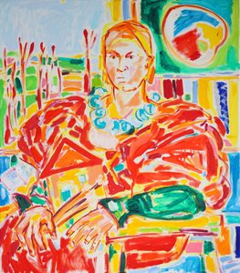 Vibrant Woman Portrait