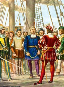 Christopher Columbus and his brothers Bartolomeo and Diego are taken prisoner on a ship that will take them to Spain